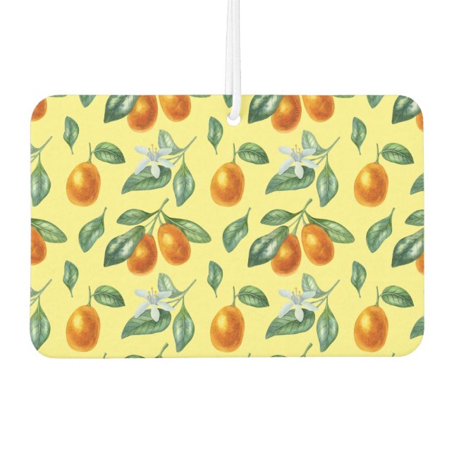 Yellow Car Air Freshener (Front)