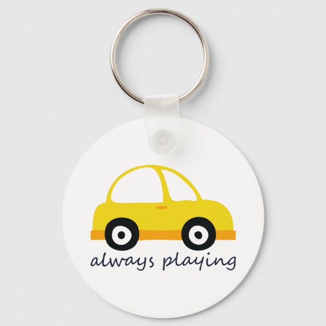 Yellow Car Keychain (Front)