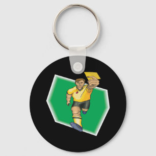 Yellow Card Key Ring
