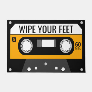 Yellow Cassette Doormat