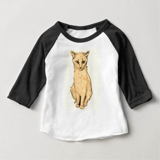 Yellow Cat Baby T-Shirt