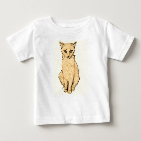 Yellow Cat Baby T-Shirt