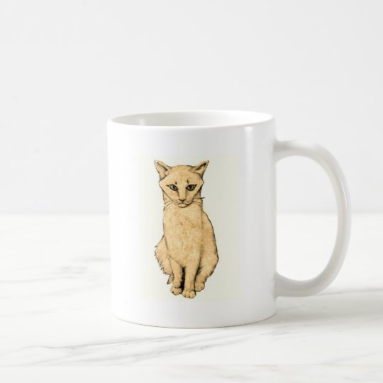 Yellow Cat Coffee Mug