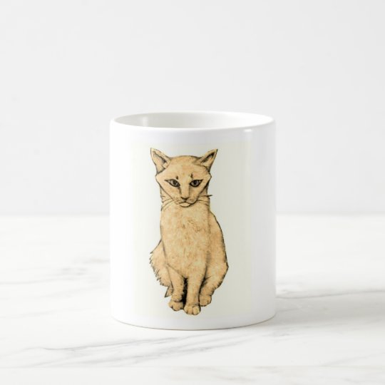 Yellow Cat Coffee Mug