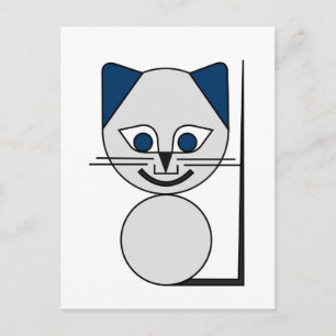 Yellow Cat Postcard