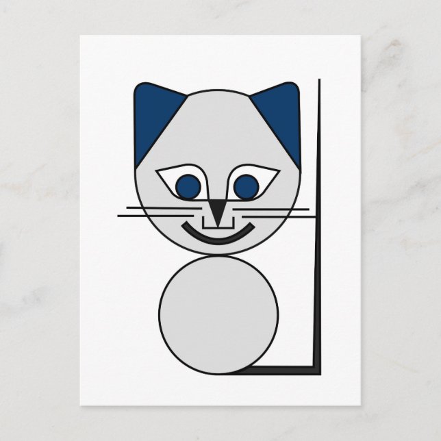 Yellow Cat Postcard (Front)