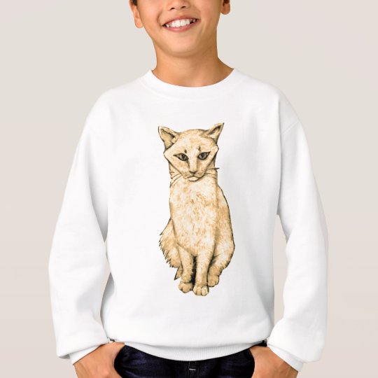 Yellow Cat Sweatshirt