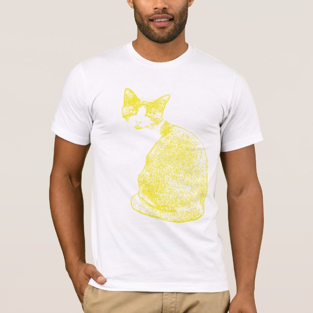 Yellow Cat T-Shirt (Front)