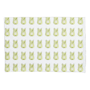 Yellow Cat with Naughty Smile Duvet Cover
