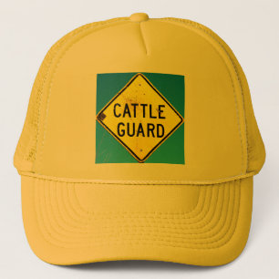 yellow cattle guard hat