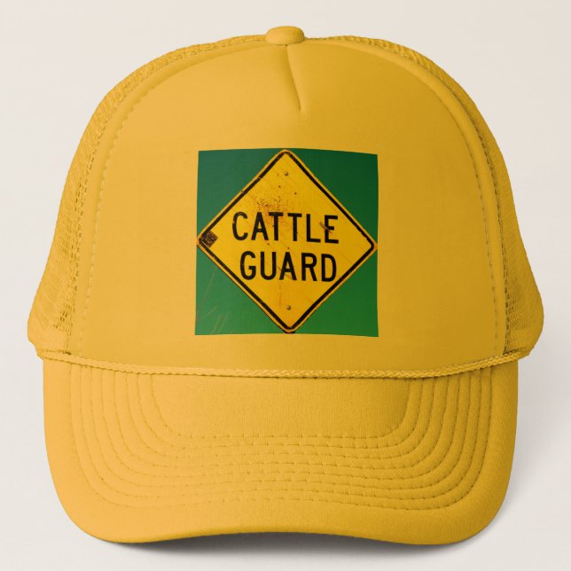 yellow cattle guard hat (Front)