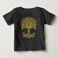 Yellow Celtic Tree Of Life