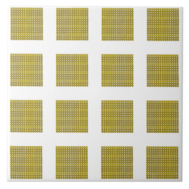 Yellow Ceramic Tile (Front)