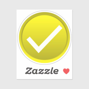 Yellow Check Mark