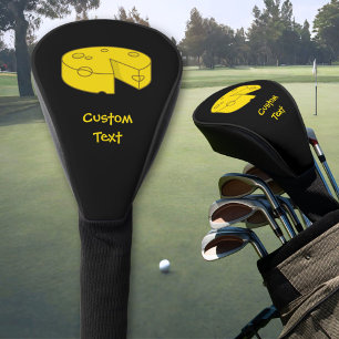 Yellow Cheese Golf Head Cover