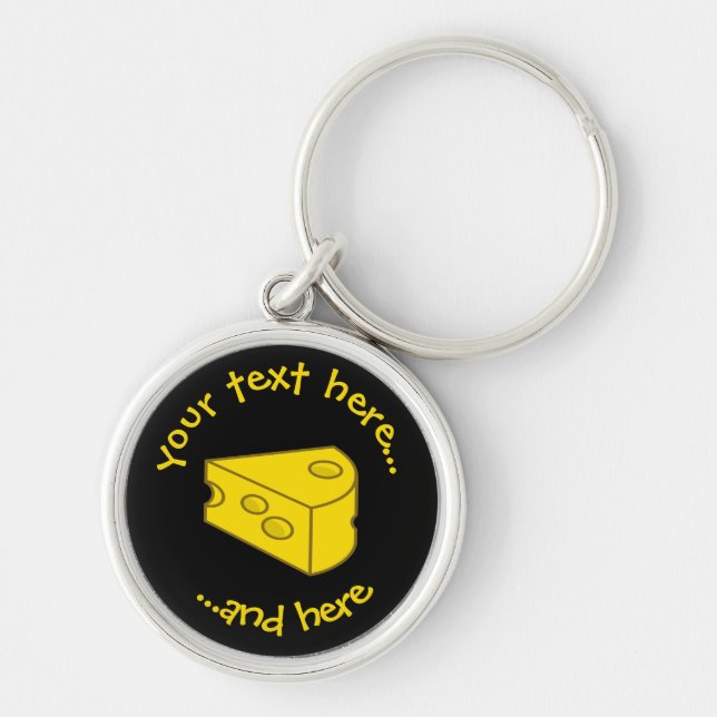 Yellow Cheese Keychain (Front)