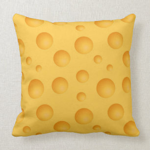 Yellow Cheese Pattern Cushion