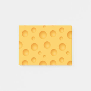 Yellow Cheese Pattern Post-it Notes