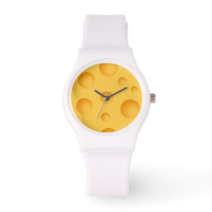 Yellow Cheese Pattern Watch