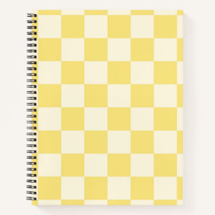 Yellow Chequerboard Notebook