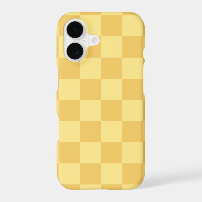 Yellow Chequerboard Pattern (Back)