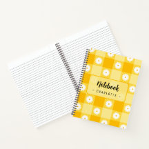 Yellow Chequered Floral