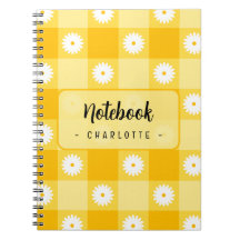 Yellow Chequered Floral