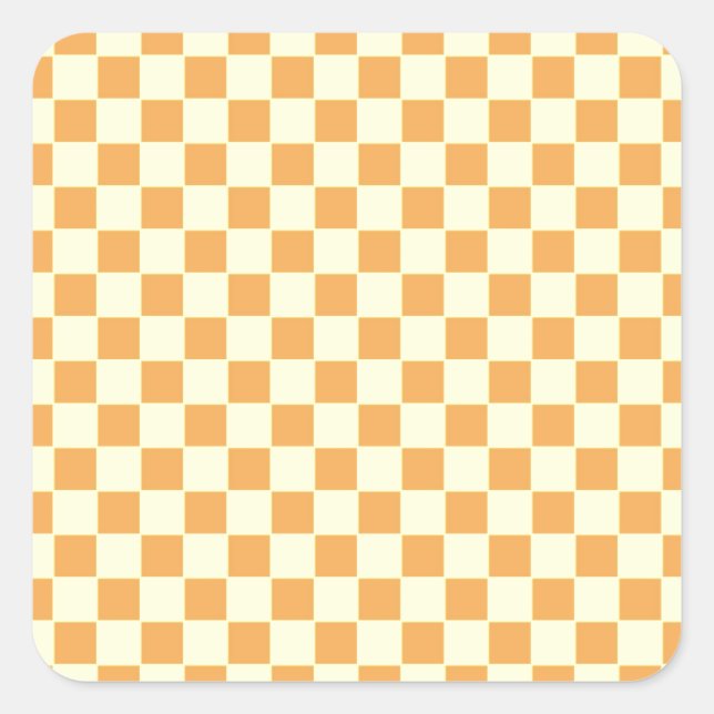 yellow chequered square sticker (Front)