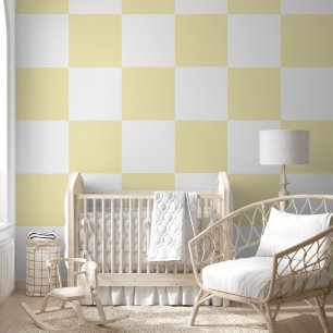 Yellow Chequered Wallpaper