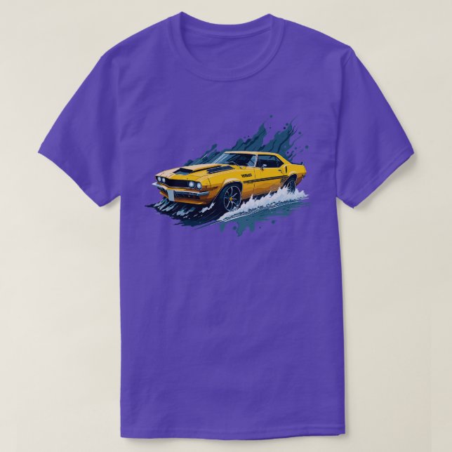 Yellow Chevrolet Camaro T-Shirt (Design Front)