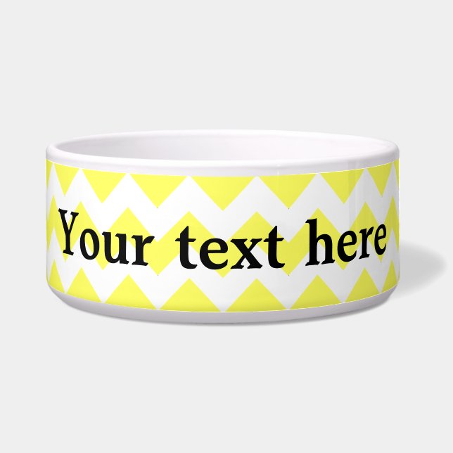 Yellow chevron stripes pattern (Front)
