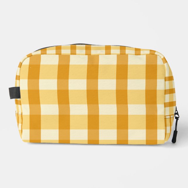 Yellow Chic Toiletry Bag – Vibrant & Practical (Front)