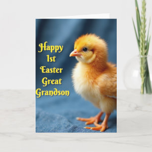 Yellow Chick Easter Card