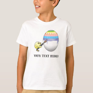 Yellow chick paints a colourful Easter egg T-Shirt