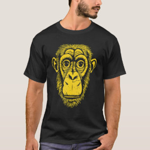 Yellow Chimpanzee  Ape Not Monkey  Cute Chimp T-Shirt