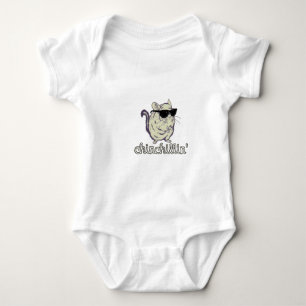 Yellow Chinchillin Chinchilla Baby Bodysuit