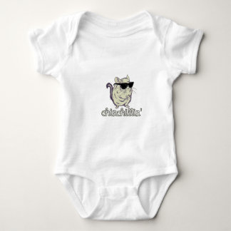 Yellow Chinchillin Chinchilla Baby Bodysuit