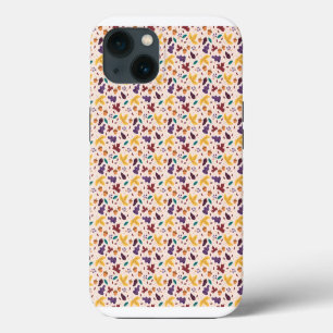 Yellow Chocolaty Leaf iPhone Case