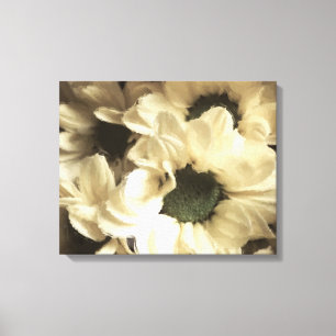 YELLOW CHRYSANTHEMUM CANVAS PRINT