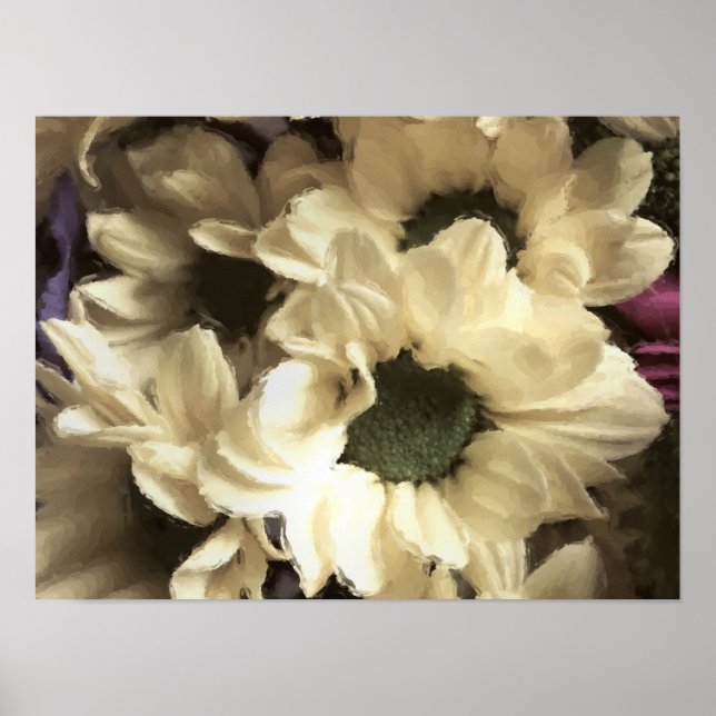 YELLOW CHRYSANTHEMUM POSTER (Front)