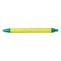 Yellow Circles and Loops Pen