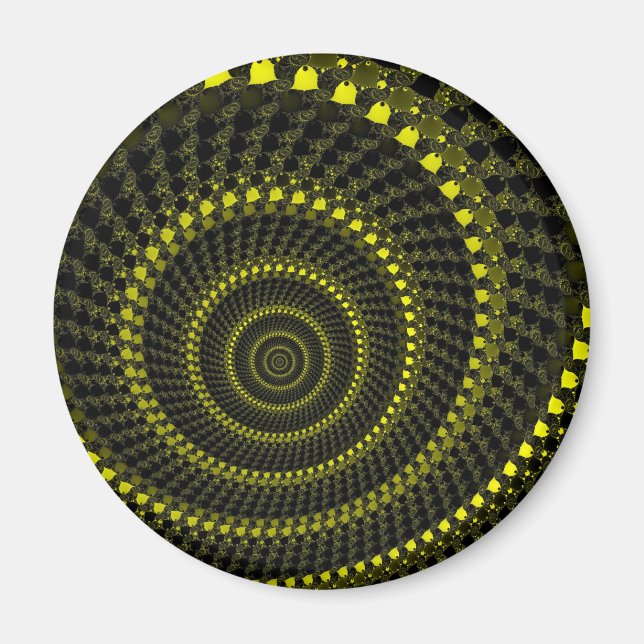 Yellow Circles Magnet (Front)