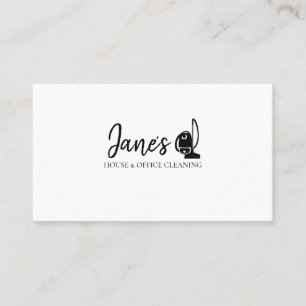 Yellow Clean House Home Cleaning Cleaners Business Card