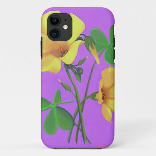 Yellow Clover Flower iPhone 11 Case