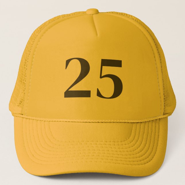 Yellow Color Birthday Gift Hat (Front)