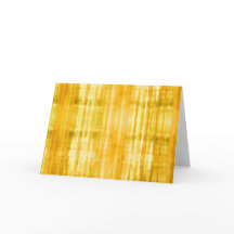 Yellow Coloured Abstract Modern Art Note Card