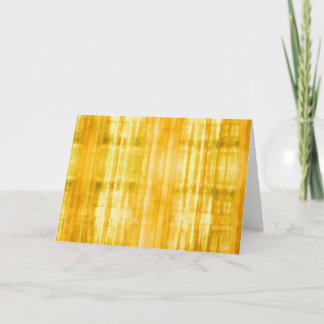 Yellow Coloured Abstract Modern Art Note Card