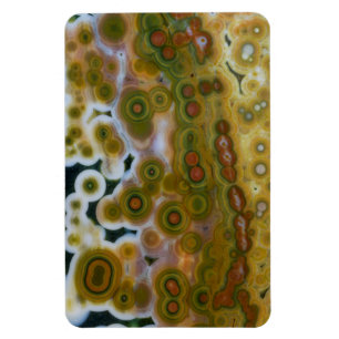 Yellow Coloured Ocean Jasper Magnet
