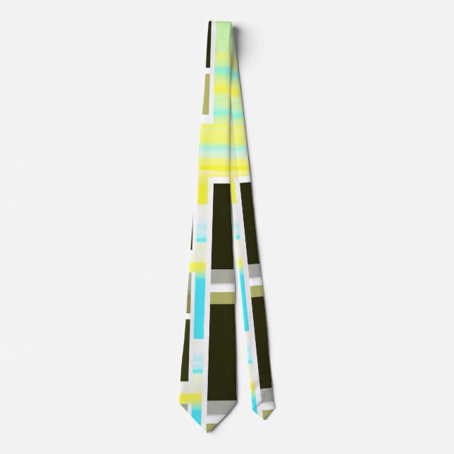 Yellow Composition Tie (Front)