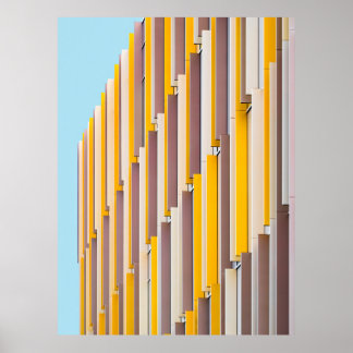 YELLOW CONCRETE BUILDING DURING DAYTIME POSTER